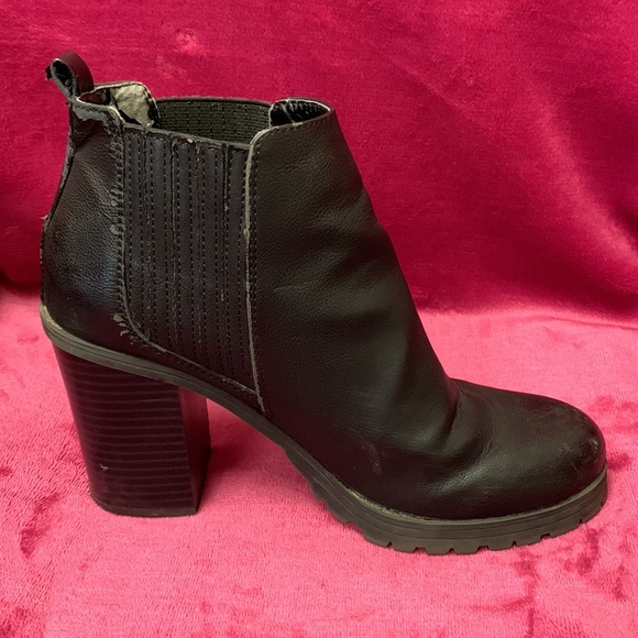 Sam & Libby Black Boots Size 7.5 - Picture 5 of 9